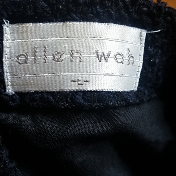 Allen Wah Native American Vintage lined Chenille Sweater Sz Lrg - Picture 8 of 11